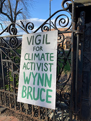 Vigil for Wynn Bruce, R.I.P.:April 29, 2022